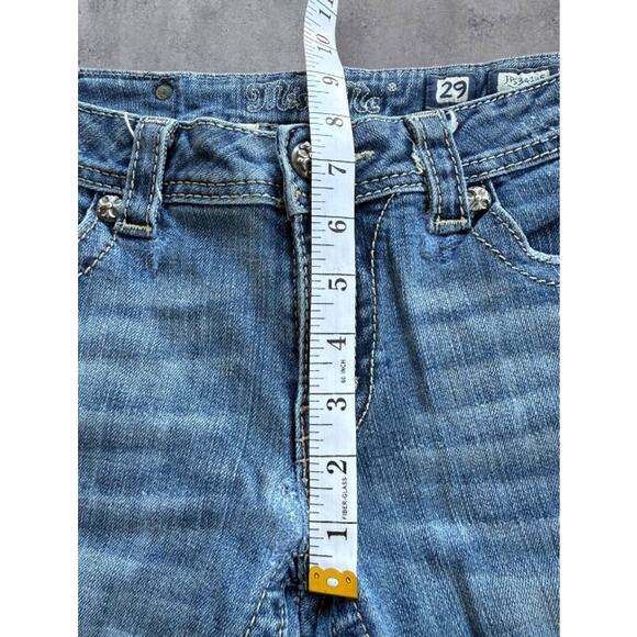 Vintage Miss Me Jeans Y2K Boot Cut Denim Embellished Pockets Women’s Size 29 - Picture 12 of 16
